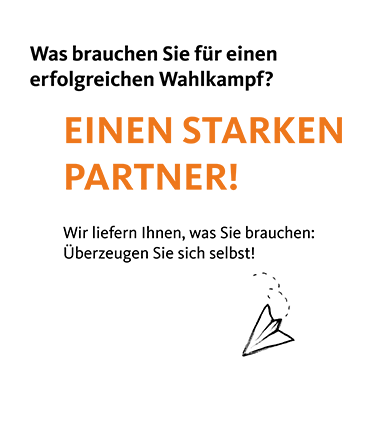 Was brauchen Sie? Einen starken Partner!