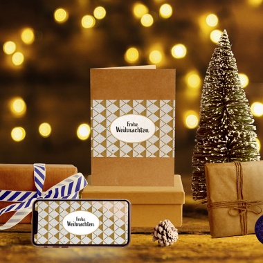 Frohe Weihnachten! - Geometrisch 2