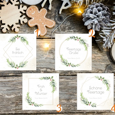 Weihnachten - Quadrat